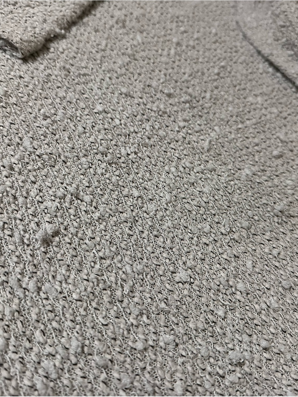 Ruby Rd. Petite Cream Textured Crewneck Sweater - Picture 3 of 3